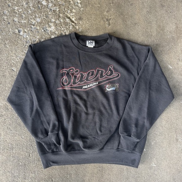 Vintage‎ Philadelphia 76ers Lee Sport Crewneck Size Men's M - Picture 1 of 4